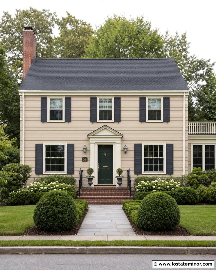 Sand House With Slate Number Plaque - 30 Sand House Design With House Numbers Ideas