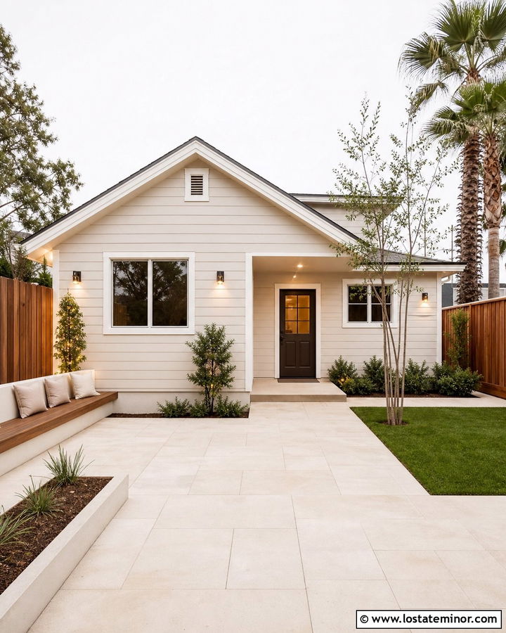 Sand House With Small Backyard - 30 Sand House Design With Backyard Ideas