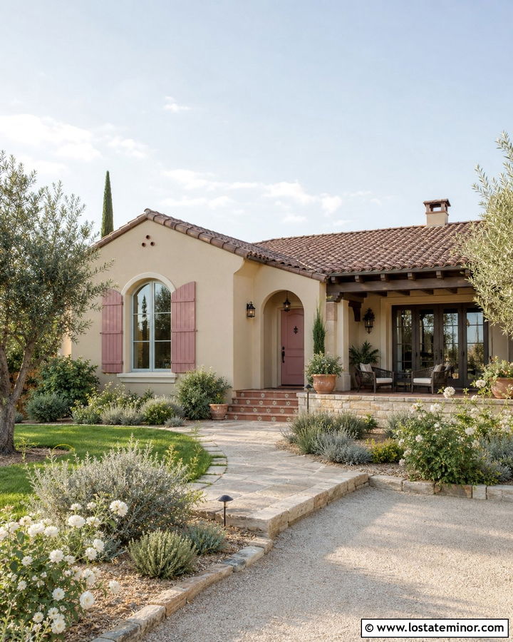Sand House With Soft Pink Accents - 30 Sand House Design With Accents Ideas
