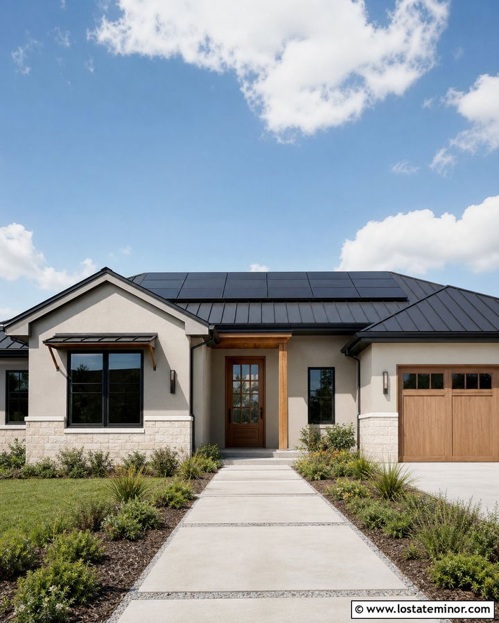 Sand House With Solar Panel Roof - 30 Sand House Design With Roof Ideas