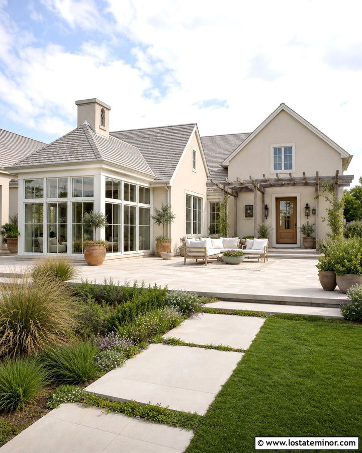 Sand House With Sunroom And Patio - 30 Sand House Design With Sunroom Ideas