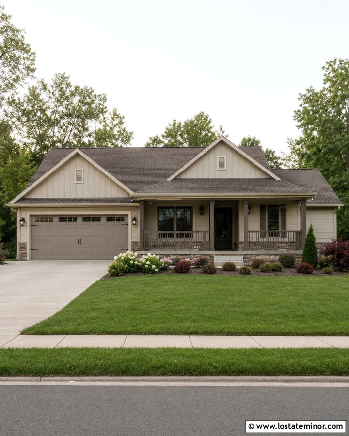 Sand House With Taupe Railings - 30 Sand House Design With Railings Ideas