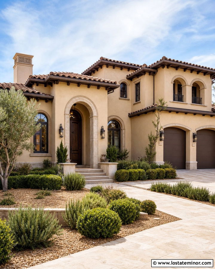 Sand House With Taupe Trim - 30 Sand House Design With Trim Ideas