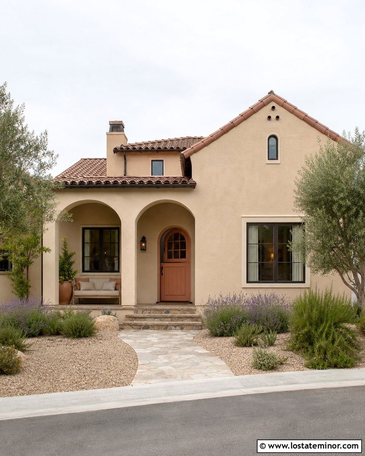 Sand House With Terracotta Dutch Door - 30 Sand House Design With Dutch Door Ideas