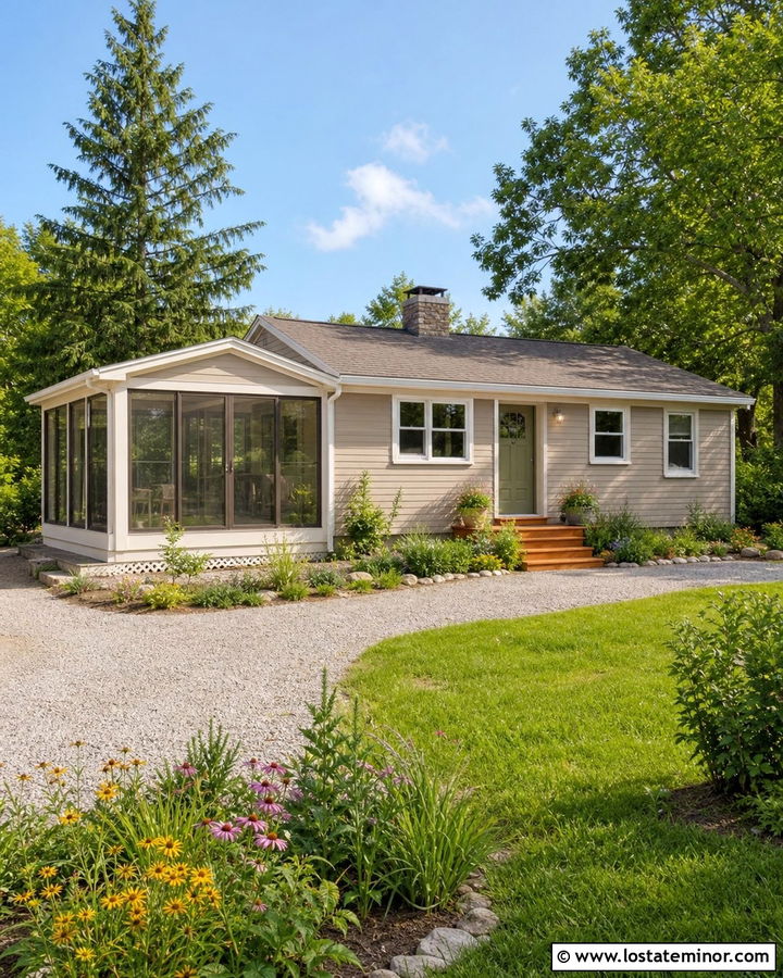 Sand House With Three Season Sunroom - 30 Sand House Design With Sunroom Ideas