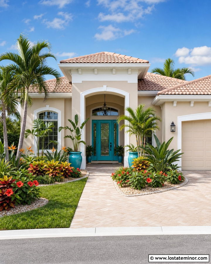 Sand House With Tropical Landscaping - 30 Sand House Design With Landscaping Ideas