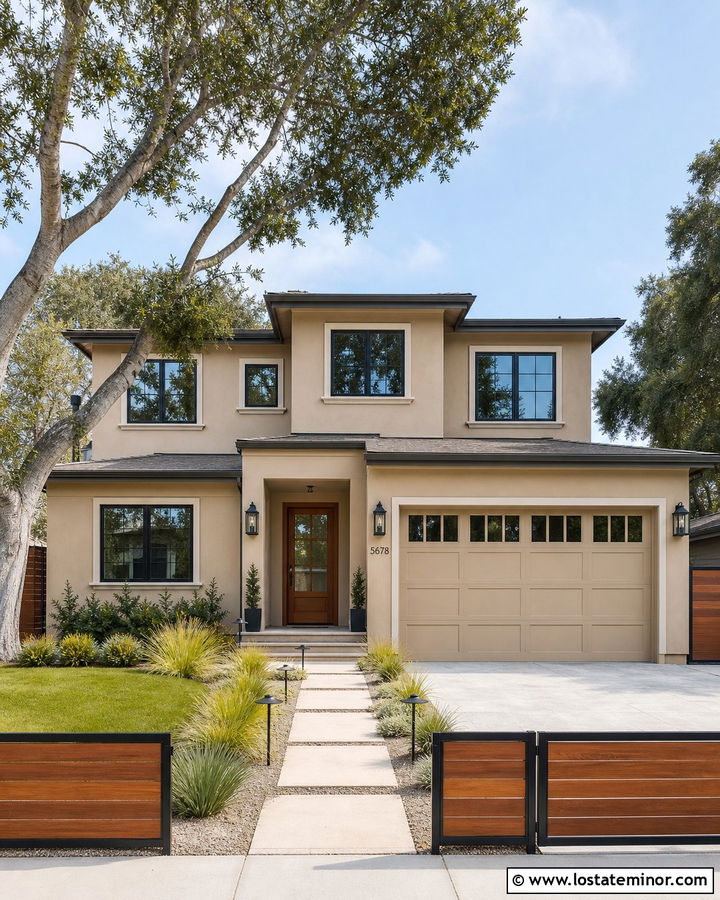 Sand House With Two Tone Fence - 30 Sand House Design With Fence Ideas