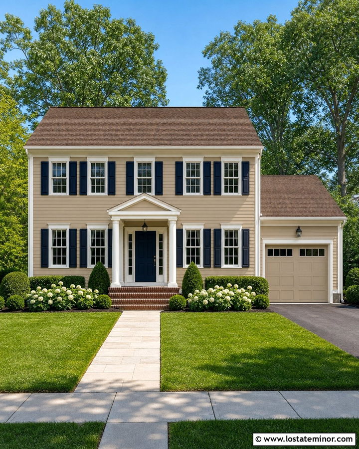 Sand House With White Trim - 30 Sand House Design With Accents Ideas