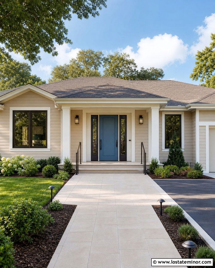 Sand House With Wide Accessible Walkway - 30 Sand House Design With Walkway Ideas