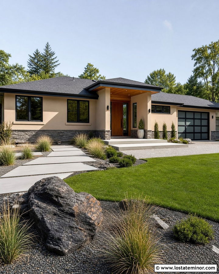 Sand House With Wood Front Door And Shingles - 30 Sand House Design With Shingles Ideas