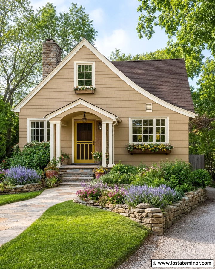 Sand House With Yellow Screen Door - 30 Sand House Design With Screen Door Ideas