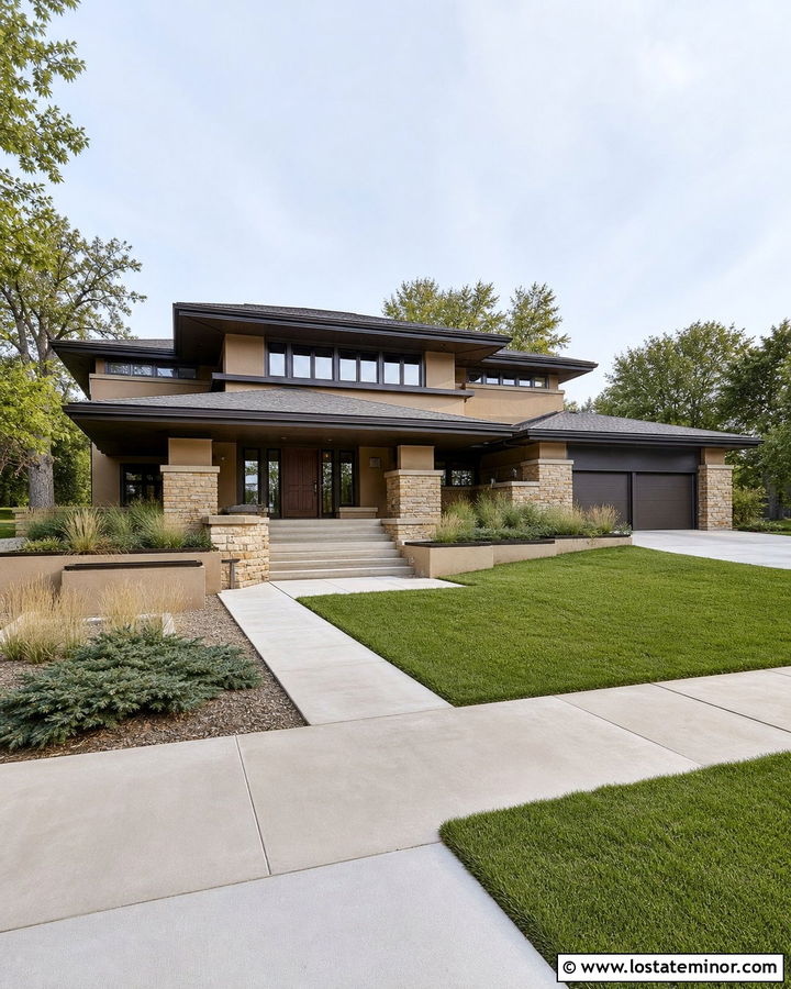 Sand Prairie House With Low Gables - 30 Sand House Design With Gables Ideas