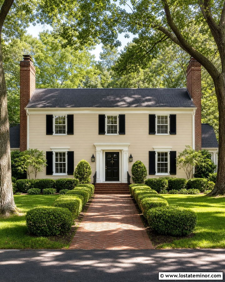 Sand Siding House With Red Brick Chimney - 30 Sand House Design With Chimney Ideas