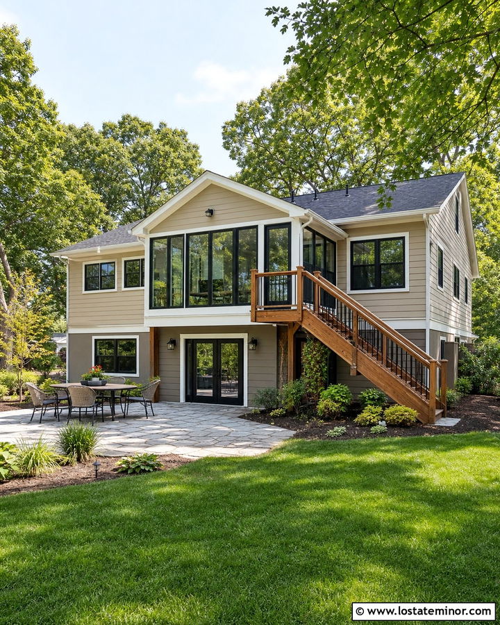 Sand Split Level House With Rear Sunroom - 30 Sand House Design With Sunroom Ideas