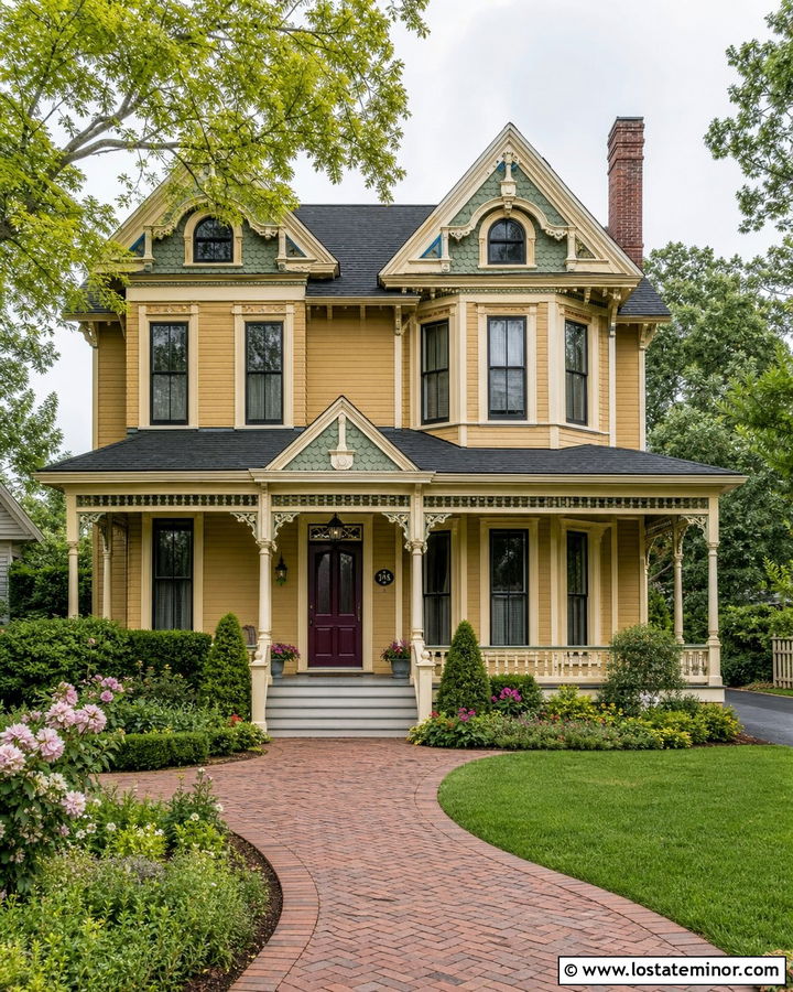 Sand Victorian House With Decorative Dormers - 30 Sand House Design With Dormers Ideas