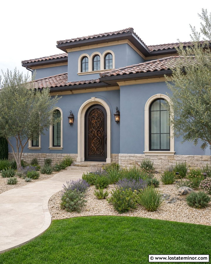 Slate Blue House With Bronze Screen Door - 30 Slate Blue House Design With Screen Door Ideas