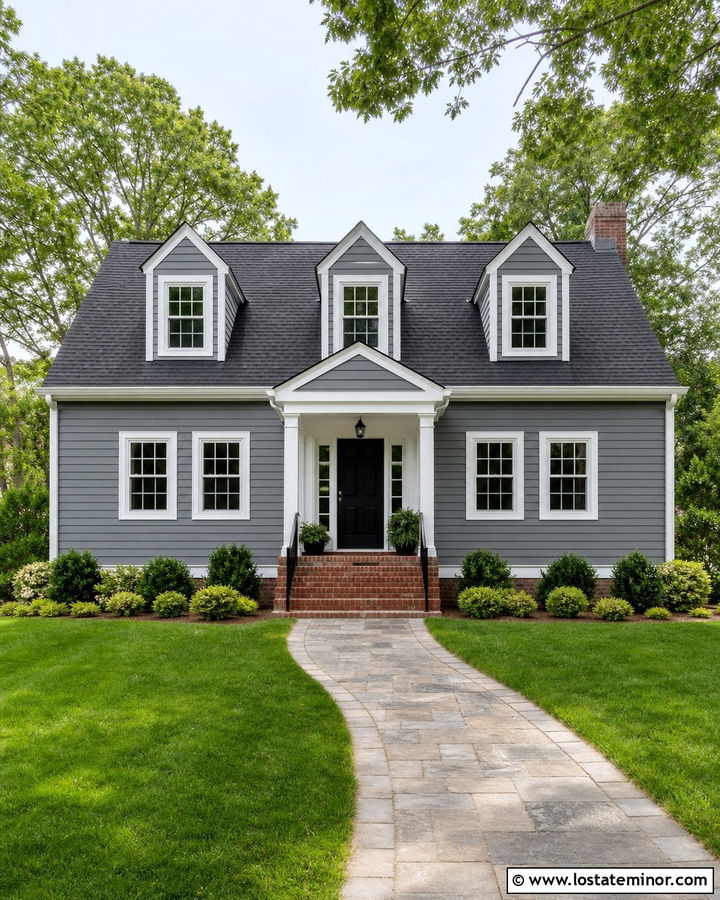 Slate Blue House With Lap Siding - 30 Slate Blue House Design With Siding Ideas