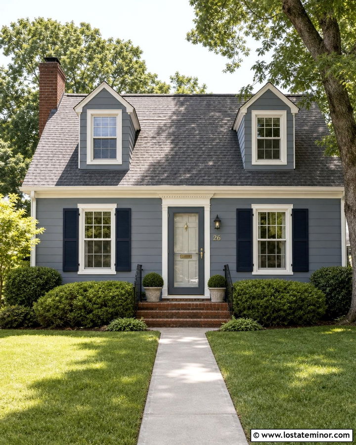Slate Blue House With Matching Storm Door - 30 Slate Blue House Design With Storm Door Ideas