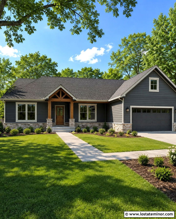 Slate Grey Horizontal Lap Siding - 30 Slate Grey House Design With Siding Ideas