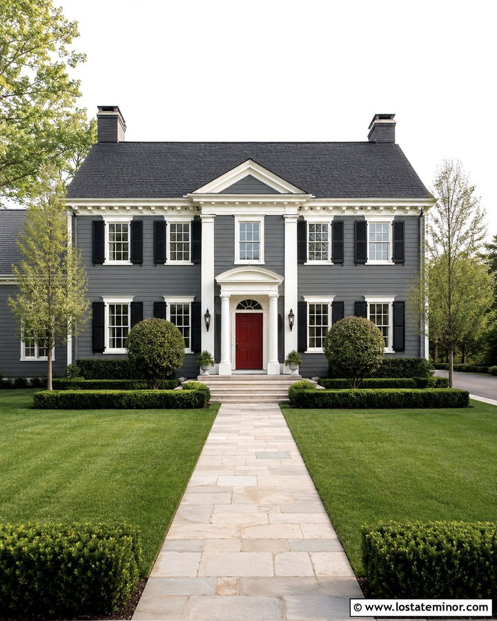 Slate Grey House With Black Slate Roof - 30 Slate Grey House Design With Roof Ideas