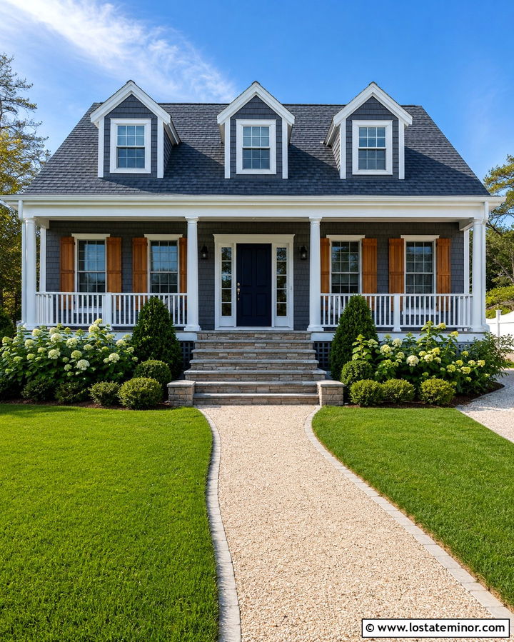 Slate Grey House With Blue Gray Shingle Roof - 30 Slate Grey House Design With Roof Ideas