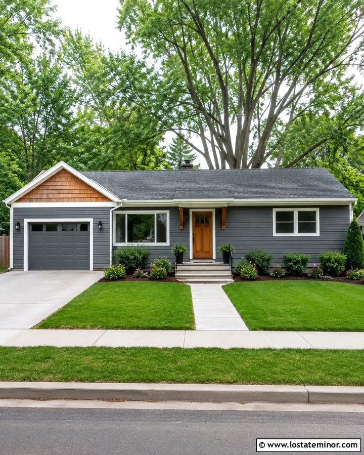 Slate Grey House With Budget Cedar Shake Accents - 30 Slate Grey House Design With Cedar Shake Ideas