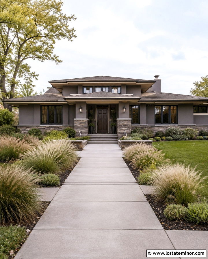 Slate Grey Prairie House With Bronze Dutch Door - 30 Slate Grey House Design With Dutch Door Ideas
