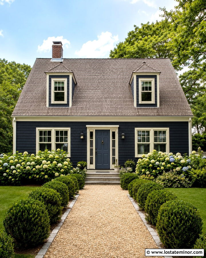 Soft Black Cape Cod With Shingle Siding - 30 Soft Black House Design With Shingles Ideas
