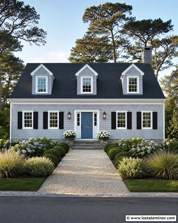 Stone Cape Cod With Weathered Cedar Shakes - 30 Stone House Design With Cedar Shake Ideas