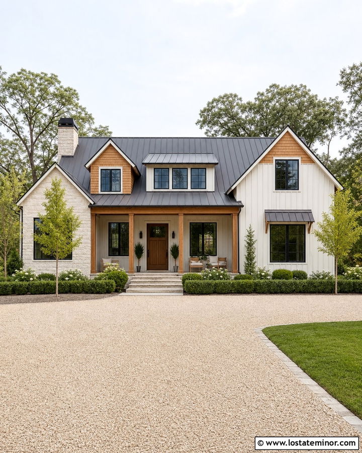 Stone Farmhouse With Cedar Shake Dormers - 30 Stone House Design With Cedar Shake Ideas