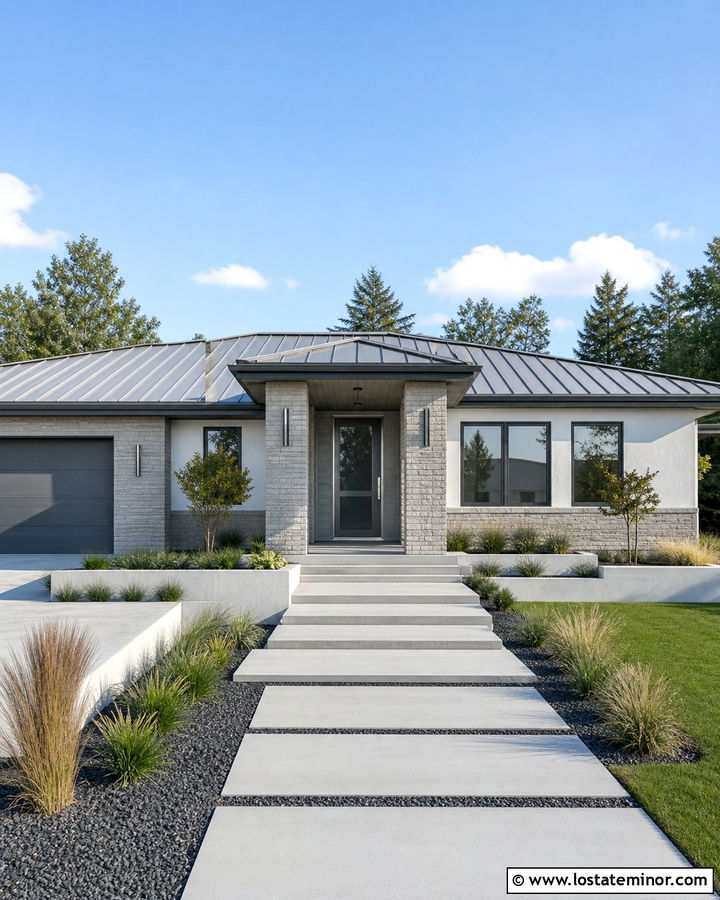 Stone House With Aluminum Storm Door - 30 Stone House Design With Storm Door Ideas