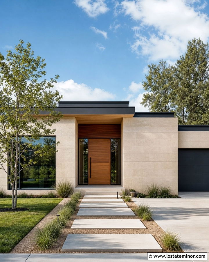 Stone House With Frameless Glass Windows - 30 Stone House Design With Window Frames Ideas