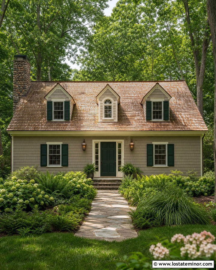 Tan House With Cedar Shake Roof - 30 Tan House Design With Roof Ideas