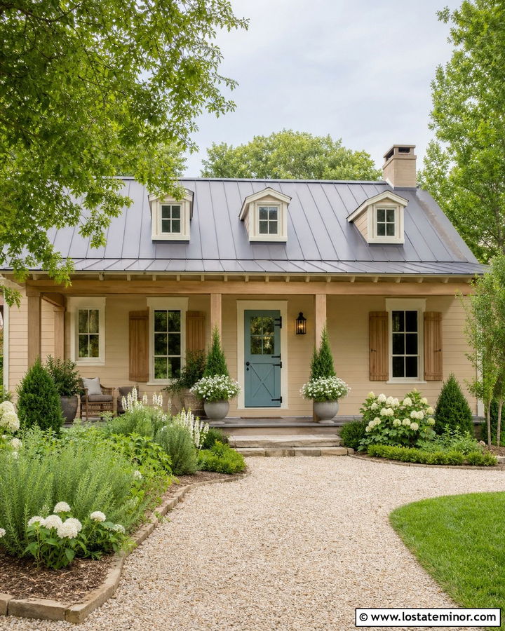 Tan House With Dutch Entry Door - 30 Tan House Design With Entry Door Ideas