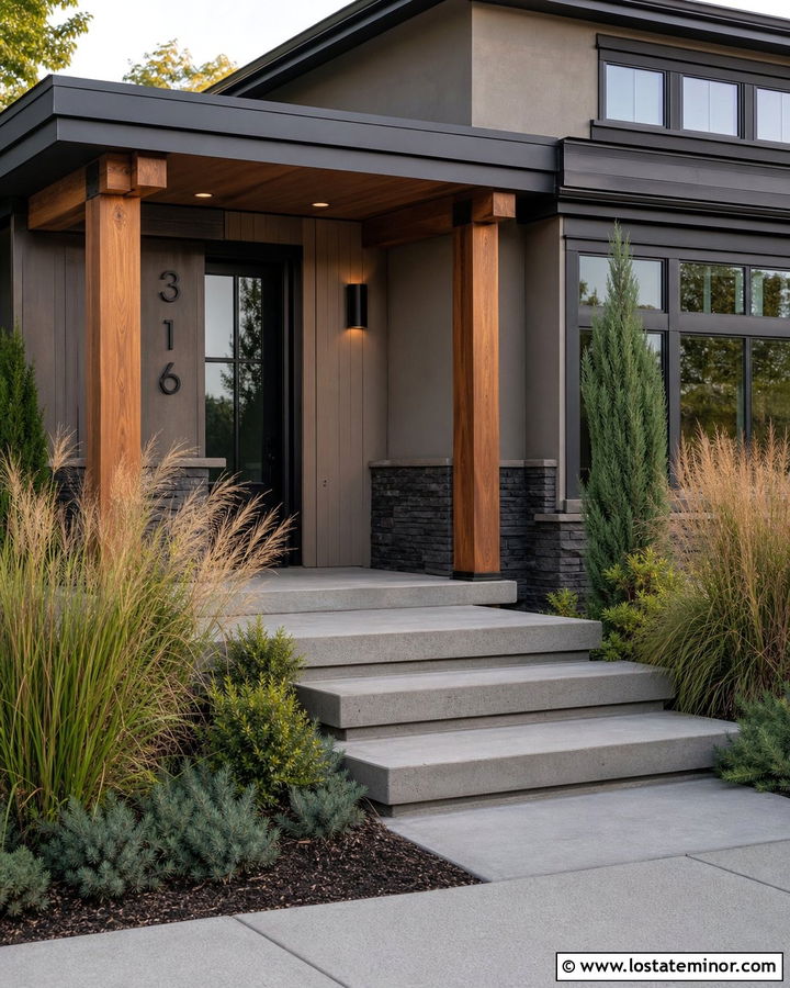 Tan House With Numbers On Cedar Siding - 30 Tan House Design With House Numbers Ideas
