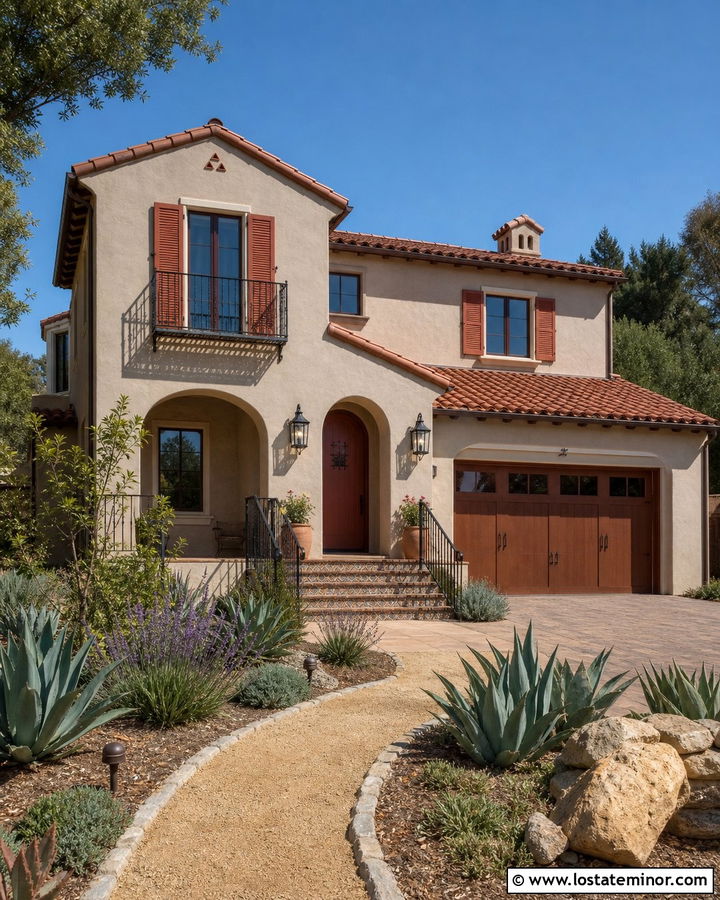 Tan House With Terracotta Accents - 30 Tan House Design With Accents Ideas