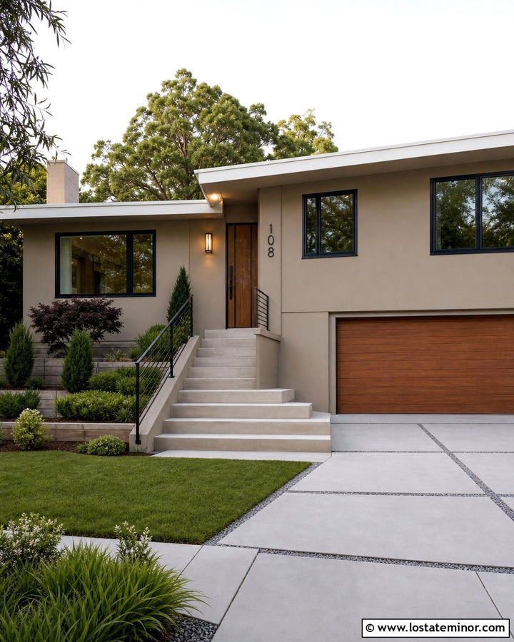 Tan House With Vertical House Numbers - 30 Tan House Design With House Numbers Ideas