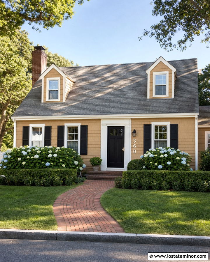 Tan House With White House Numbers - 30 Tan House Design With House Numbers Ideas