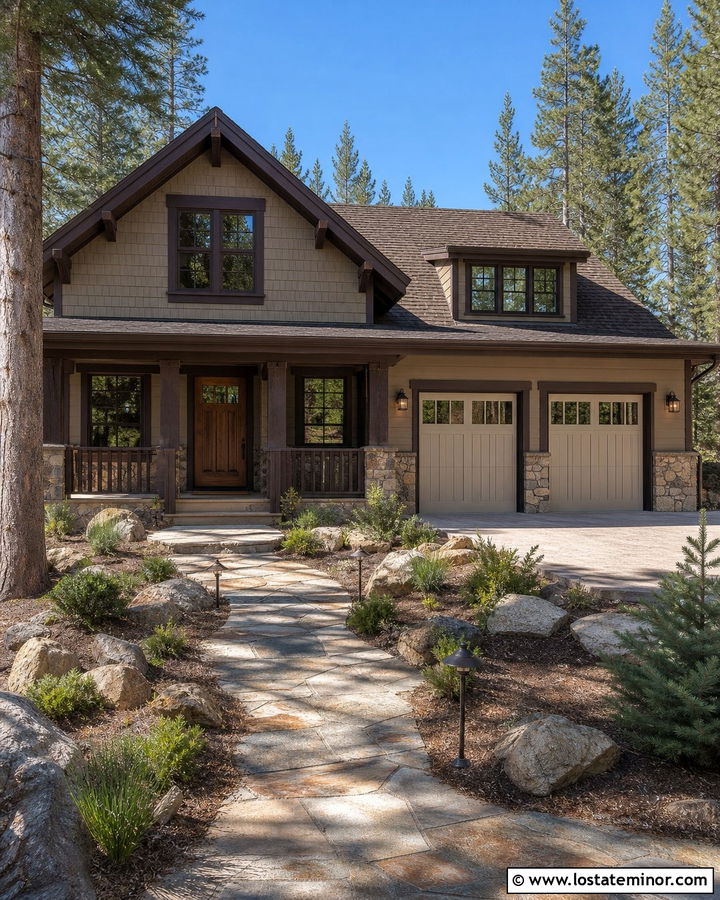 Taupe House With Brown Trim - 30 Taupe House Design With Trim Ideas