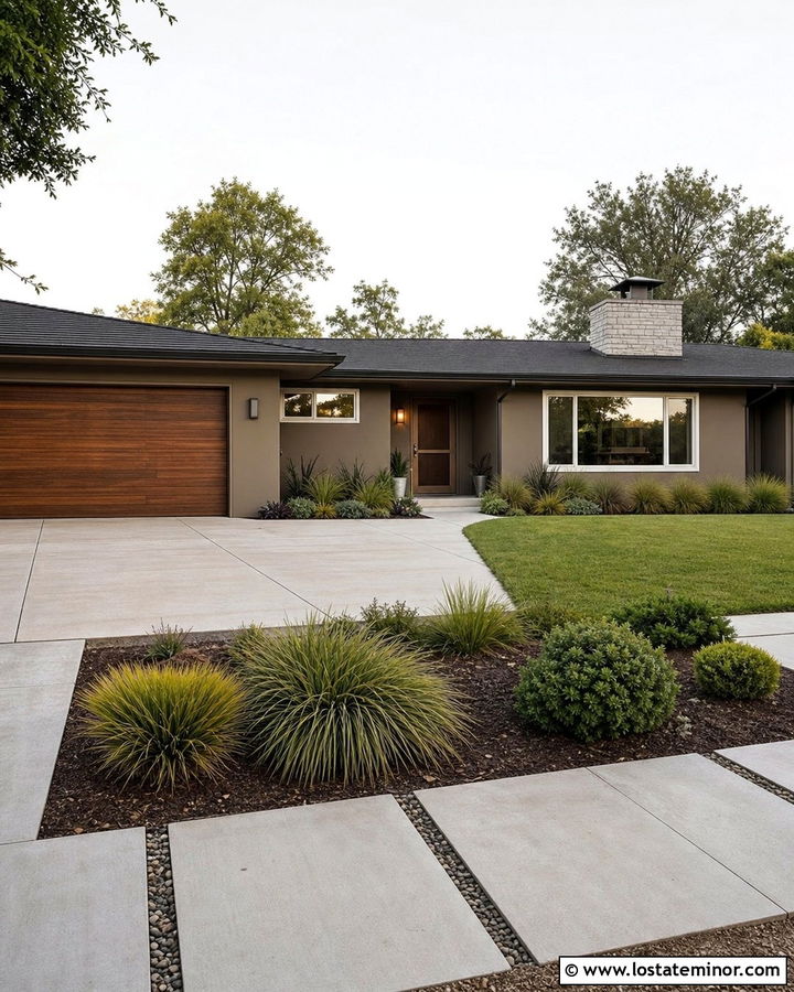 Taupe House With Matching Taupe Screen Door - 30 Taupe House Design With Screen Door Ideas