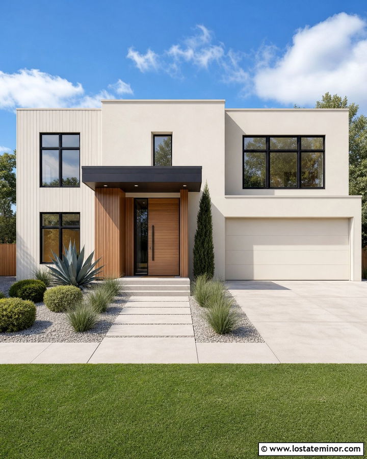 Warm White House With Modern Accents - 30 Warm White House Design With Accents Ideas