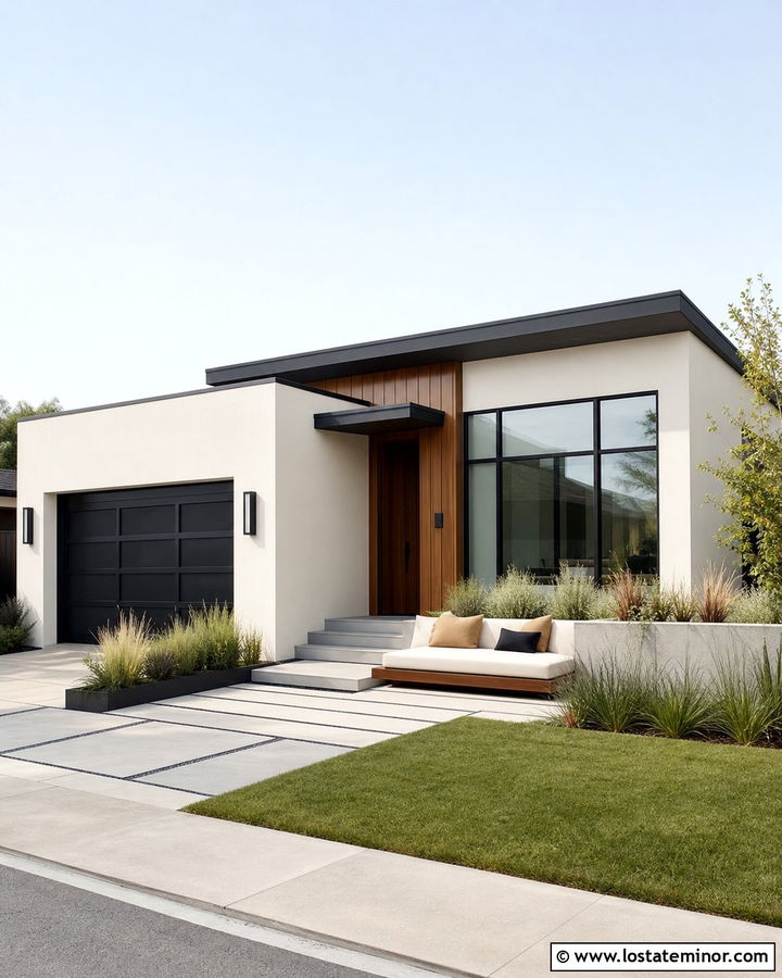 Warm White Modern House With Platform Daybed - 30 Warm White House Design With Daybed Ideas