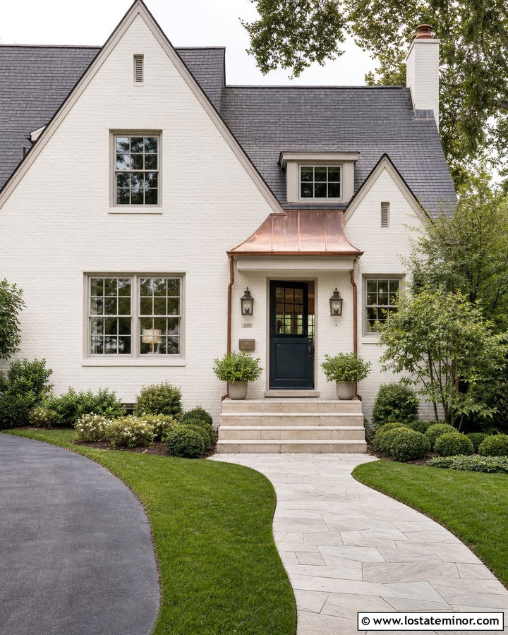 White House With Copper Roof And Dutch Door - 30 White House Design With Dutch Door Ideas