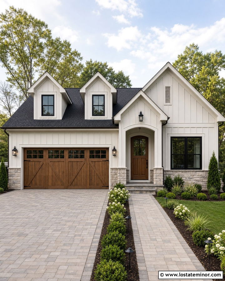 White House With Dormers Over Garage - 30 White House Design With Dormers Ideas