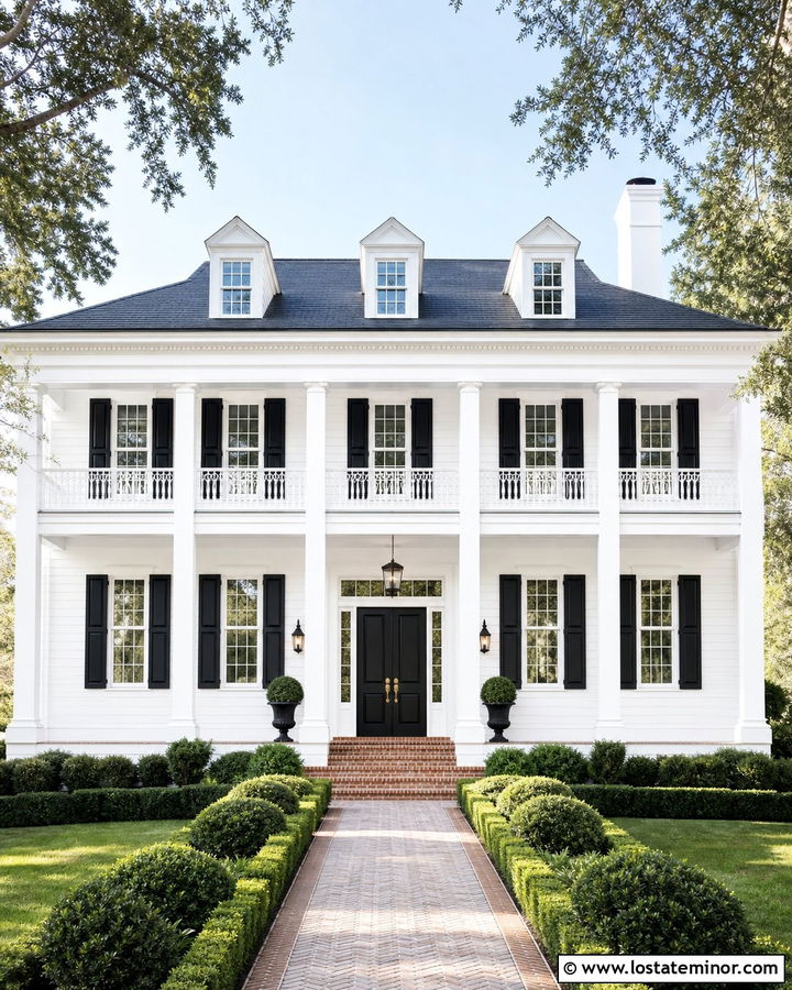 White House With Double Entry Door - 30 White House Design With Entry Door Ideas