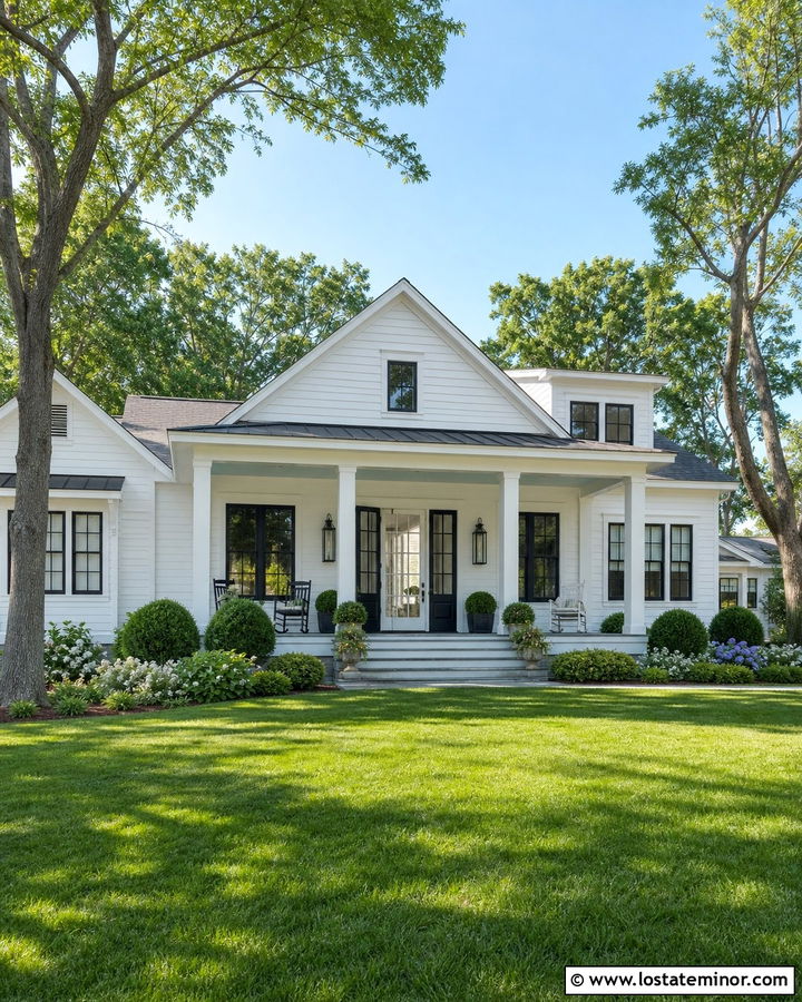 White House With French Screen Doors - 30 White House Design With Screen Door Ideas