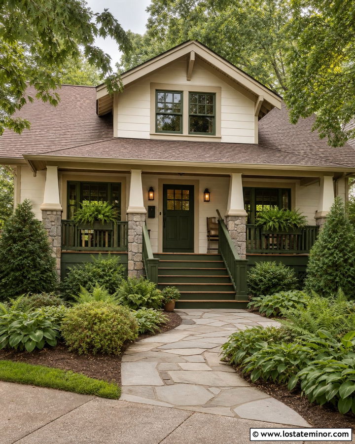 White House With Green Railings - 30 White House Design With Railings Ideas