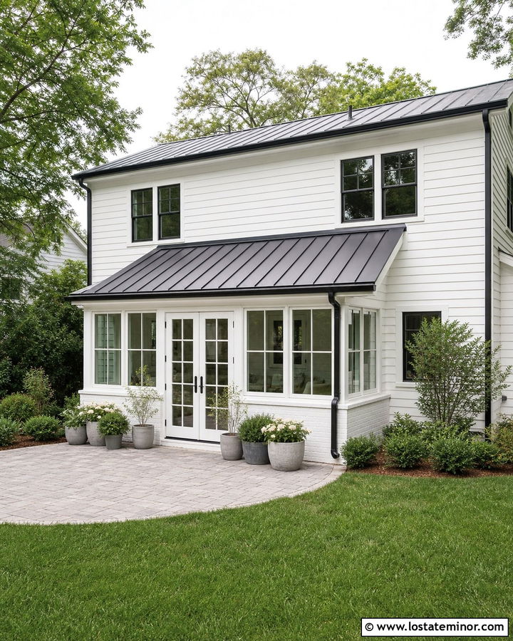 White House With Lean To Sunroom - 30 White House Design With Sunroom Ideas