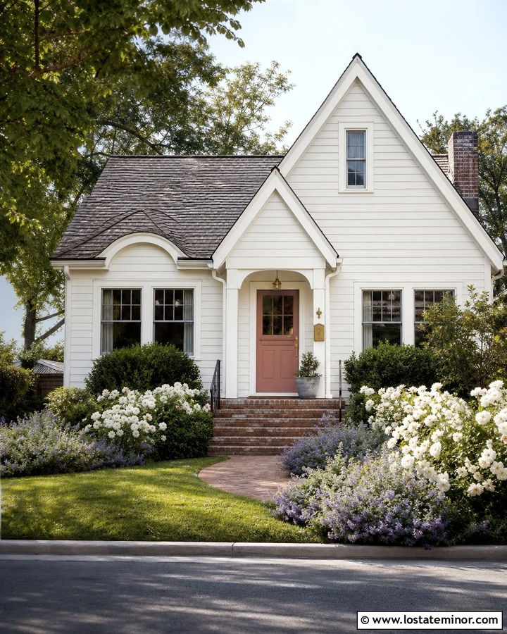 White House With Pink Dutch Door - 30 White House Design With Dutch Door Ideas
