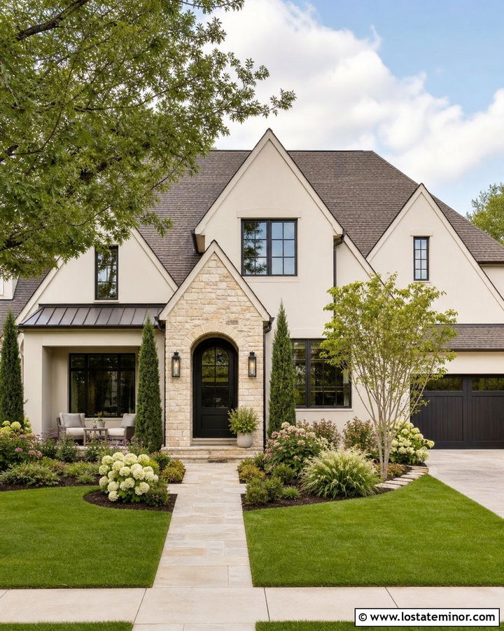 White House With Privacy Landscaping - 30 White House Design With Landscaping Ideas